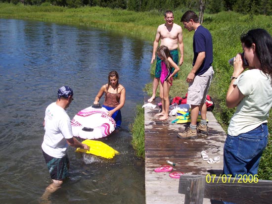 2006 family reunion in Yellowstone National Park